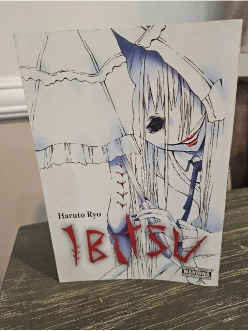 Haruto Ryo "Ibutsu" White and Blue Illustrated Art Print